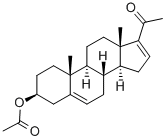 16-Dehydropregnenolone acetate 구조식 이미지