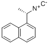 (S)-(-)-ALPHA-(1-NAPHTHYL)-ETHYLISOCYANIDE Structure