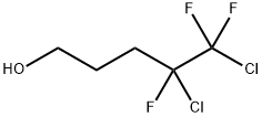 4.5-DICHLORO-4,5,5-TRIFLUORO-1-PENTANOL Structure