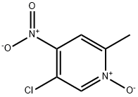 3-chloro-4-nitro-6-methylpyridine oxide Structure