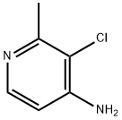 4-아미노-3-클로로-2-메틸피리딘 구조식 이미지