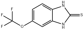 5-트리플루오로메톡시-1,3-DIHYDRO-2H-BENZIMIDAZOL-2-THIONE 구조식 이미지