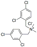 비스(2,4-디클로로벤질)디메틸암모늄클로라이드 구조식 이미지