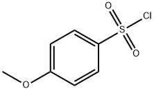 4-Methoxybenzenesulfonyl chloride 구조식 이미지