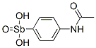p-Acetamidobenzenestibonic acid Structure