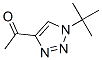 Ethanone, 1-[1-(1,1-dimethylethyl)-1H-1,2,3-triazol-4-yl]- (9CI) Structure