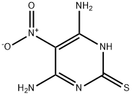 4,6-디아미노-5-니트로-2-티올피리미딘 구조식 이미지