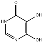4(1H)-피리미디논,5,6-디하이드록시-(9CI) 구조식 이미지