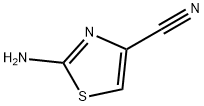 2-Aminothiazole-4-carbonitrile 구조식 이미지