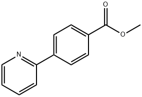 METHYL 4-(2-PYRIDINYL)BENZOATE Structure