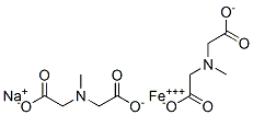 N-카르복시메틸-N-메틸글리신제XNUMX철나트륨염 구조식 이미지
