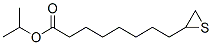 isopropyl thiiraneoctanoate Structure