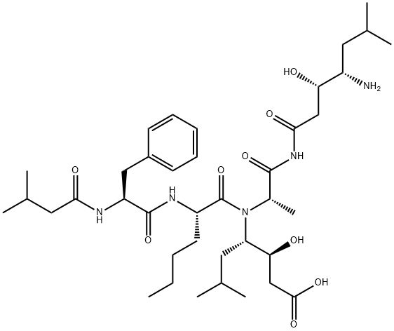 98092-14-9 ISOVALERYL-PHE-NLE-STA-ALA-STA-OH