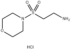 4-[(2-아미노에틸)술포닐]-모르폴린염화물 구조식 이미지