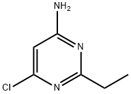 6-CHLORO-2-ETHYL-PYRIMIDIN-4-YL-AMINE Structure