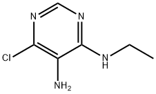 6-클로로-N4-에틸피리미딘-4,5-디아민 구조식 이미지