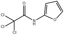 AcetaMide, 2,2,2-trichloro-N-2-furanyl- 구조식 이미지