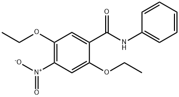 2,5-Diethoxy-4-Nitro-Benzanilide 구조식 이미지
