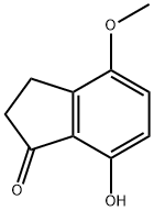 7-HYDROXY-4-METHOXY-INDAN-1-ONE Structure