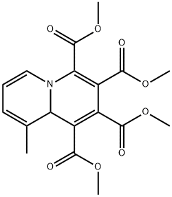 9-메틸-9aH-퀴놀리진-1,2,3,4-테트라카르복실산테트라메틸에스테르 구조식 이미지