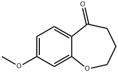 8-메톡시-3,4-디하이드로벤조[b]옥세핀-5(2H)-온 구조식 이미지