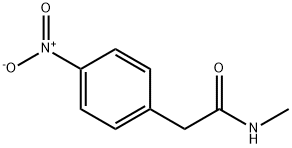N-메틸-2-(4-니트로페닐)아세트아미드 구조식 이미지
