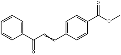 메틸4-(3-OXO-3-페닐-1-프로페닐)벤조에이트 구조식 이미지