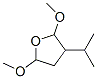Furan, tetrahydro-2,5-dimethoxy-3-(1-methylethyl)- (9CI) Structure