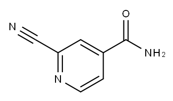 4-Pyridinecarboxamide,2-cyano-(9CI) 구조식 이미지