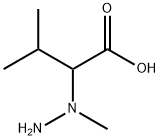Butanoic acid, 3-Methyl-2-(1-Methylhydrazinyl Structure