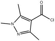 1H-Pyrazole-4-carbonyl chloride, 1,3,5-trimethyl- (9CI) 구조식 이미지