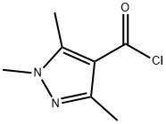 1H-피라졸-4-카르보닐클로라이드,1,3,5-트리메틸-(9CI) 구조식 이미지