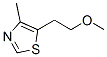 Thiazole,  5-(2-methoxyethyl)-4-methyl- Structure