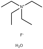 TETRAETHYLAMMONIUM FLUORIDE HYDRATE 구조식 이미지