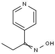 1-Propanone,1-(4-pyridinyl)-,oxime(9CI) Structure