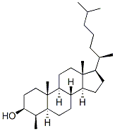 Cholestan-3-ol, 4-methyl-, (3beta,4beta,5alpha)- 구조식 이미지