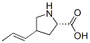 Proline, 4-(1-propenyl)- (9CI) Structure