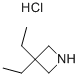 3,3-DIETHYL-AZETIDINE HYDROCHLORIDE 구조식 이미지