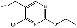 4-AMINO-2-(ETHYLTHIO)-5-(HYDROXYMETHYL)PYRIMIDINE 구조식 이미지