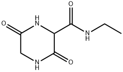 2-Piperazinecarboxamide,N-ethyl-3,6-dioxo-(6CI) Structure