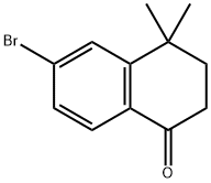 6-broMo-4,4-diMethyl-3,4-dihydronaphthalen-1(2H)-one 구조식 이미지