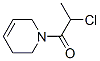 Pyridine, 1-(2-chloro-1-oxopropyl)-1,2,3,6-tetrahydro- (9CI) 구조식 이미지