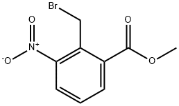 Methyl 2-bromomethyl-3-nitrobenzoate 구조식 이미지