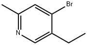 4-broMo-5-에틸-2-메틸피리딘 구조식 이미지