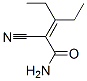2-Pentenamide,  2-cyano-3-ethyl- Structure