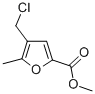 Methyl 4-(chloromethyl)-5-methyl-2-furoate Structure
