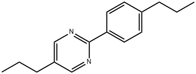 2-(4-n-Propylphenyl)-5-n-propyl-pyrimidine Structure