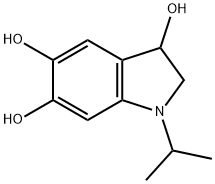1H-Indole-3,5,6-triol, 2,3-dihydro-1-(1-methylethyl)- (9CI) Structure