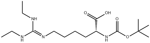 D-라이신,N6-[비스(에틸아미노)메틸렌]-N2-[(1,1-디메틸에톡시)카르보닐]-(9CI) 구조식 이미지