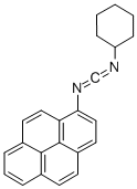 N-Cyclohexyl-N'-(1-pyrenyl)carbodiimide 구조식 이미지